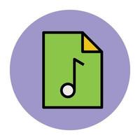 Music File Concepts vector