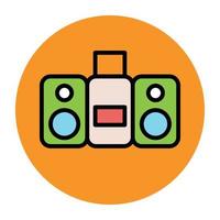 Trendy Stereo Concepts vector