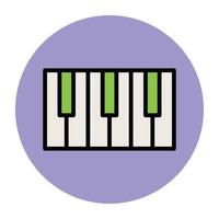 Piano Keyboard Concepts vector