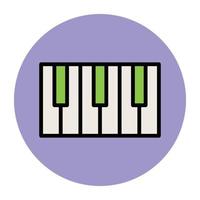 Piano Keyboard Concepts vector