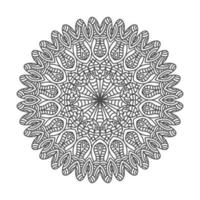 adornos de mandala elegantes y únicos vector