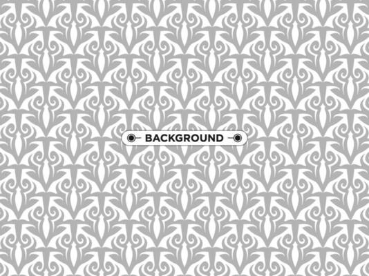 nice ethnic gray seamless pattern