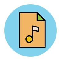 Music File Concepts vector