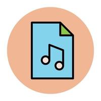 Music File Concepts vector