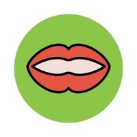 Trendy Lips Concepts vector