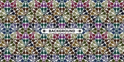 Unique colorful ethnic seamless pattern background vector