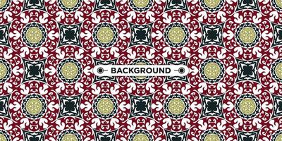 Unique colorful ethnic seamless pattern background vector