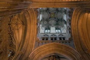 Canterbury, Kent, UK, 2015. Interior View of Canterbury Cathedral photo