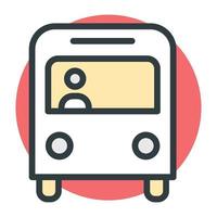 Public Bus Concepts vector