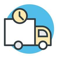 Timely  Delivery Concepts vector