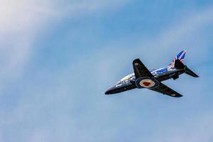 Eastbourne, East Sussex, Reino Unido, 2012. Pantalla aérea bae systems hawk en biggin hill airshow foto