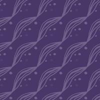 Abstract linear leaves tropical seamless pattern. Rainforest line background. vector