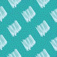 Brushstrokes and thin stripes seamless pattern. Cross Hatching endless background. Grunge backdrop. vector