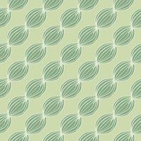 Exotic outline leaves seamless pattern. Abstract floral background. vector