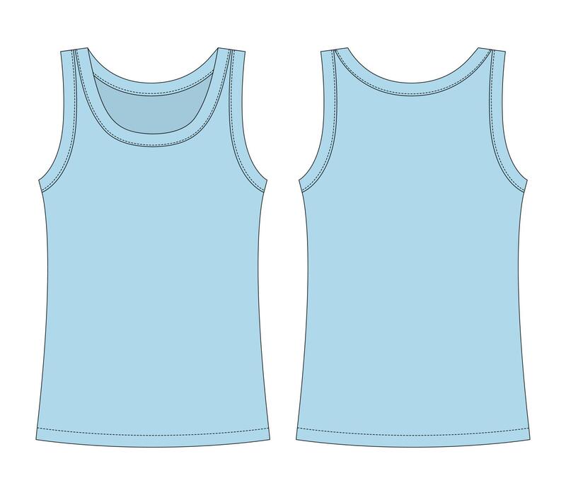 Tank Top Template Vector Art Icons and Graphics for Free Download
