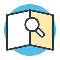 Search Map Concepts vector