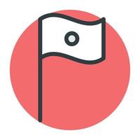 Trendy Flag Concepts vector