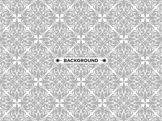 gray ethnic mandala seamless pattern background