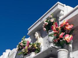 CASARES, ANDALUCIA, SPAIN, 2014. View of the cemetery in Casares Spain on May 5, 2014 photo