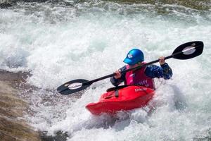 Cardiff, Wales, Uk, 2014. Water Sports at the Cardiff International White Water Centre photo