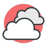 Trendy Clouds Concepts vector