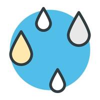 Trendy Raindrops Concepts vector