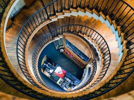 Bordeaux, France, 2016. Interior View of L'Intendant Wine Shop in Bordeaux photo