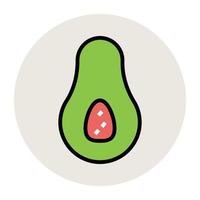 Trendy Avocado Concepts vector