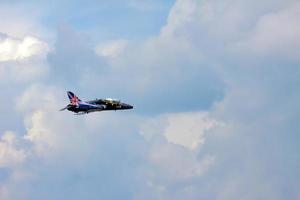 Biggin Hill, Kent, Reino Unido, 2009. Bae Systems Hawk exhibición aérea en Biggin Hill Airshow foto