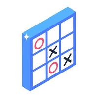 A lotto game for modern casinos, keno game isometric icon vector