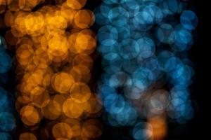 Bokeh circle, beautiful abstract colors for Christmas background - pictures photo