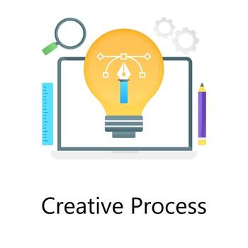 papelería con archivo de arquitecto, que representa el vector de diseño de producto en estilo degradado