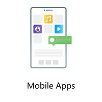 Online media applications, gradient vector of mobile apps