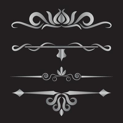 vector illustration, combineable ornament label
