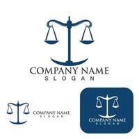 justice law Logo Template vector