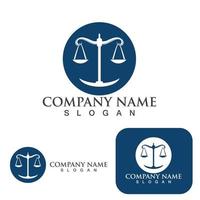 justice law Logo Template vector