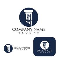 justice law Logo Template vector