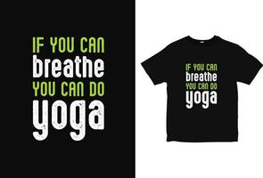 Retro Yoga day T-shirt design, Yoga shirt design vector, typography tee design vector