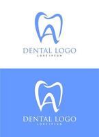 plantilla de diseño de logotipo de clínica dental vector