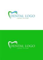 plantilla de diseño de logotipo de clínica dental vector