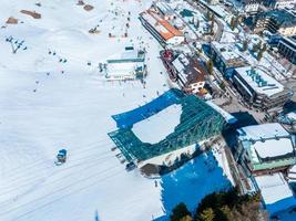 Ski resort town of St. Anton am Arlberg in Austria photo