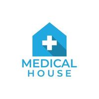 diseño de logotipo de casa médica