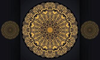 abstract background with ornament. Mandala pattern vector design.