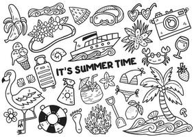 summer illustration Vector for banner, poster, flyer