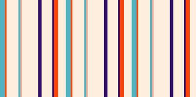 diseño de rayas verticales de patrón vectorial en halloween, tema de color de cosecha que incluye naranja, púrpura, verde, crema. para papel, tela, tela, tela, mantel, servilleta, cubierta, estampado de cama o envoltura. vector