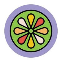 Trendy Cucumber Concepts vector
