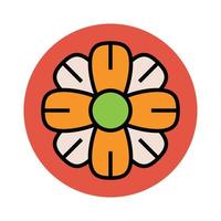 Japanese Flower  Concepts vector