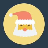 Santa Face Concepts vector