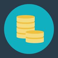 Coins Stack Concepts vector
