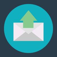 Mail Up Arrow vector